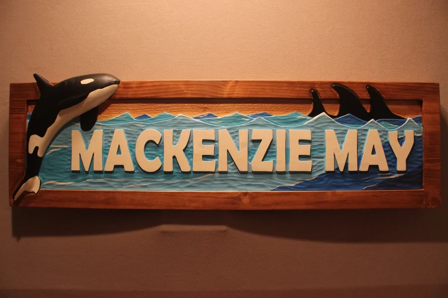 Boat signs by Lazy River Studio