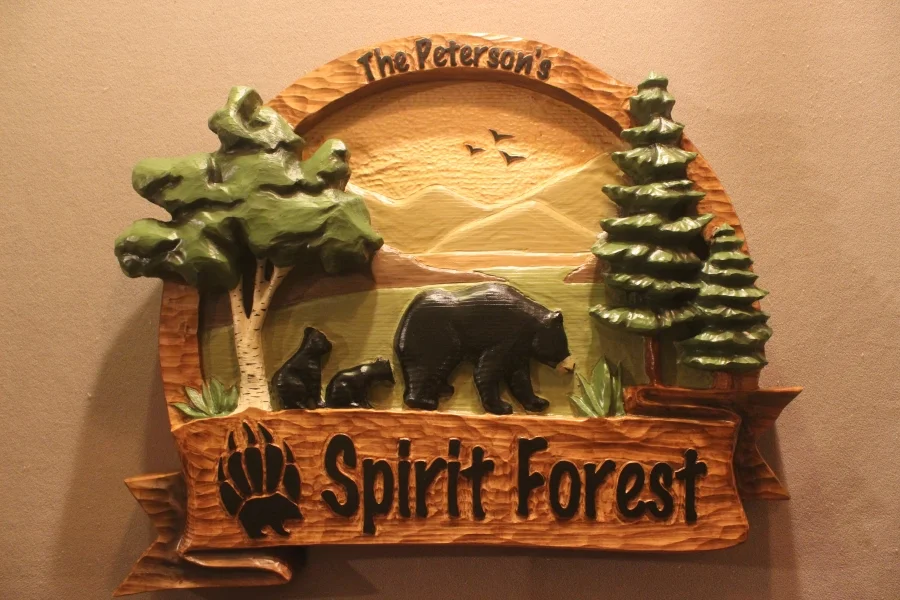 Bear signs, cabin signs, deer signs by Lazy River Studio