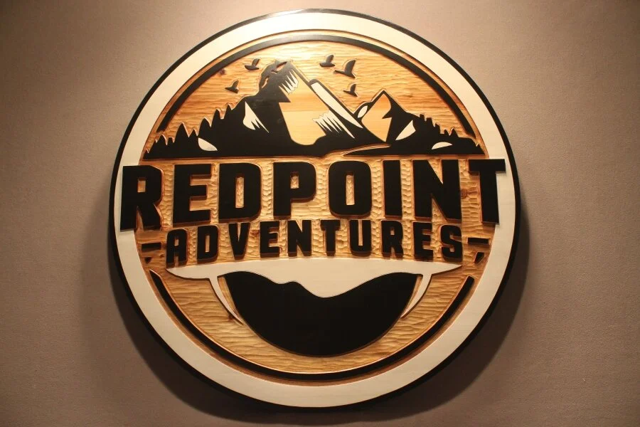 Business signs, custom carved wood company signs from pine or cedar