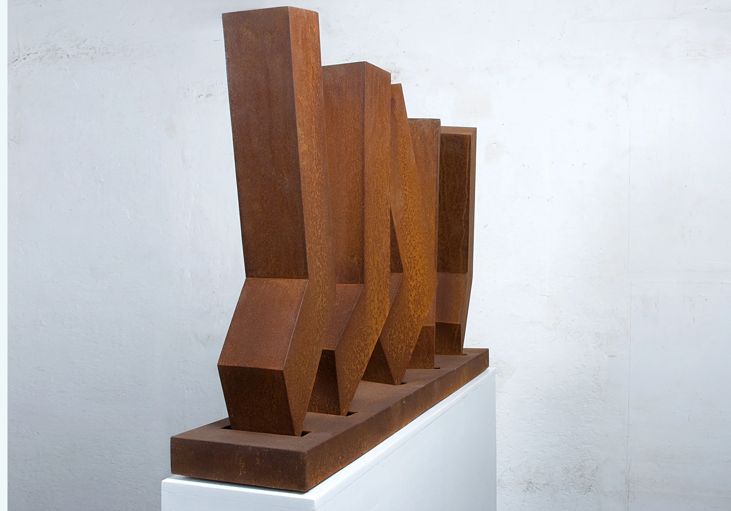GRUPPE 2013 CORTEN STAHL 65 X 20 X 120CM