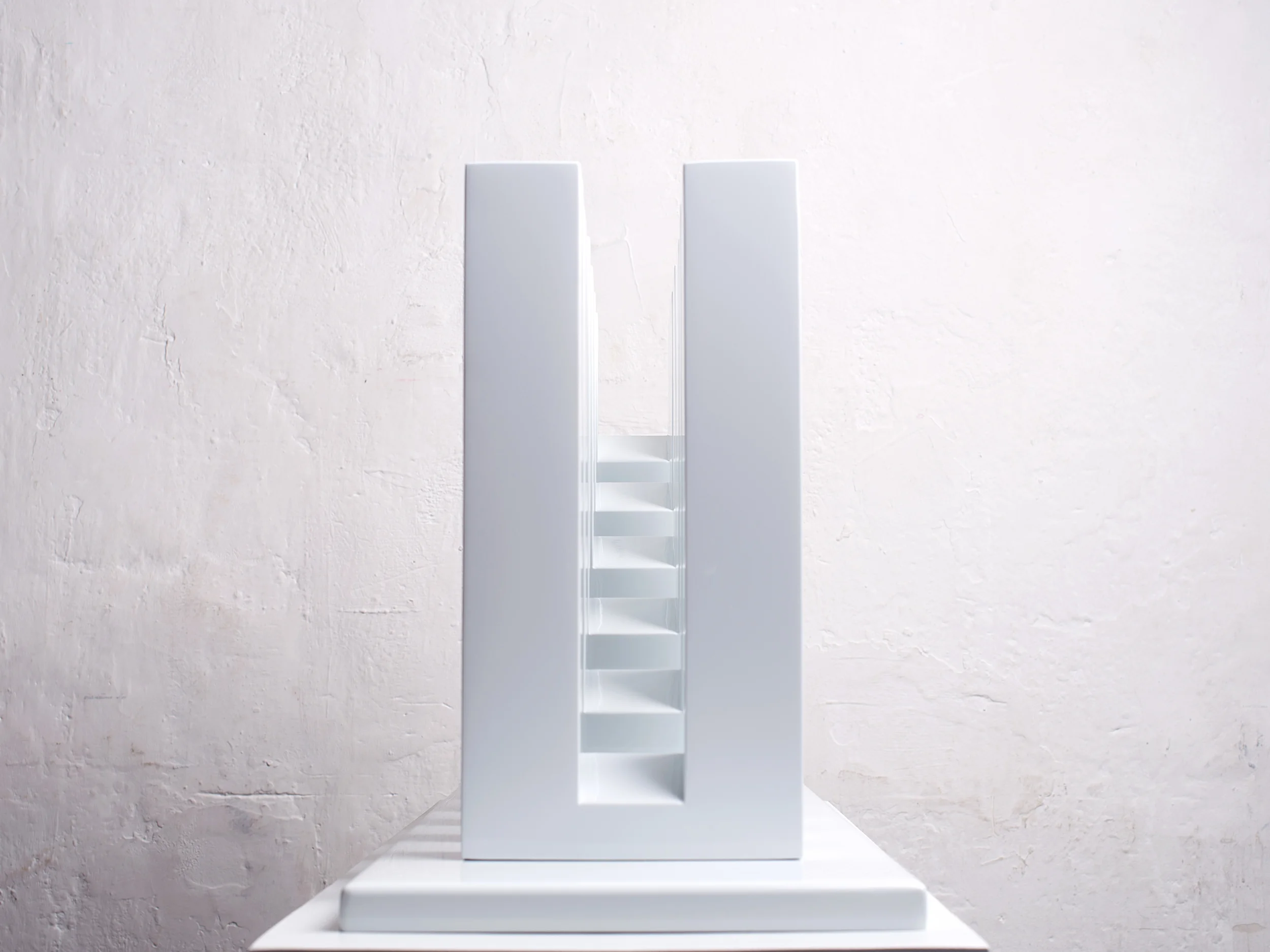 WEG INS LICHT 2014 STAHL LACKIERT 35 X 25 X 75CM