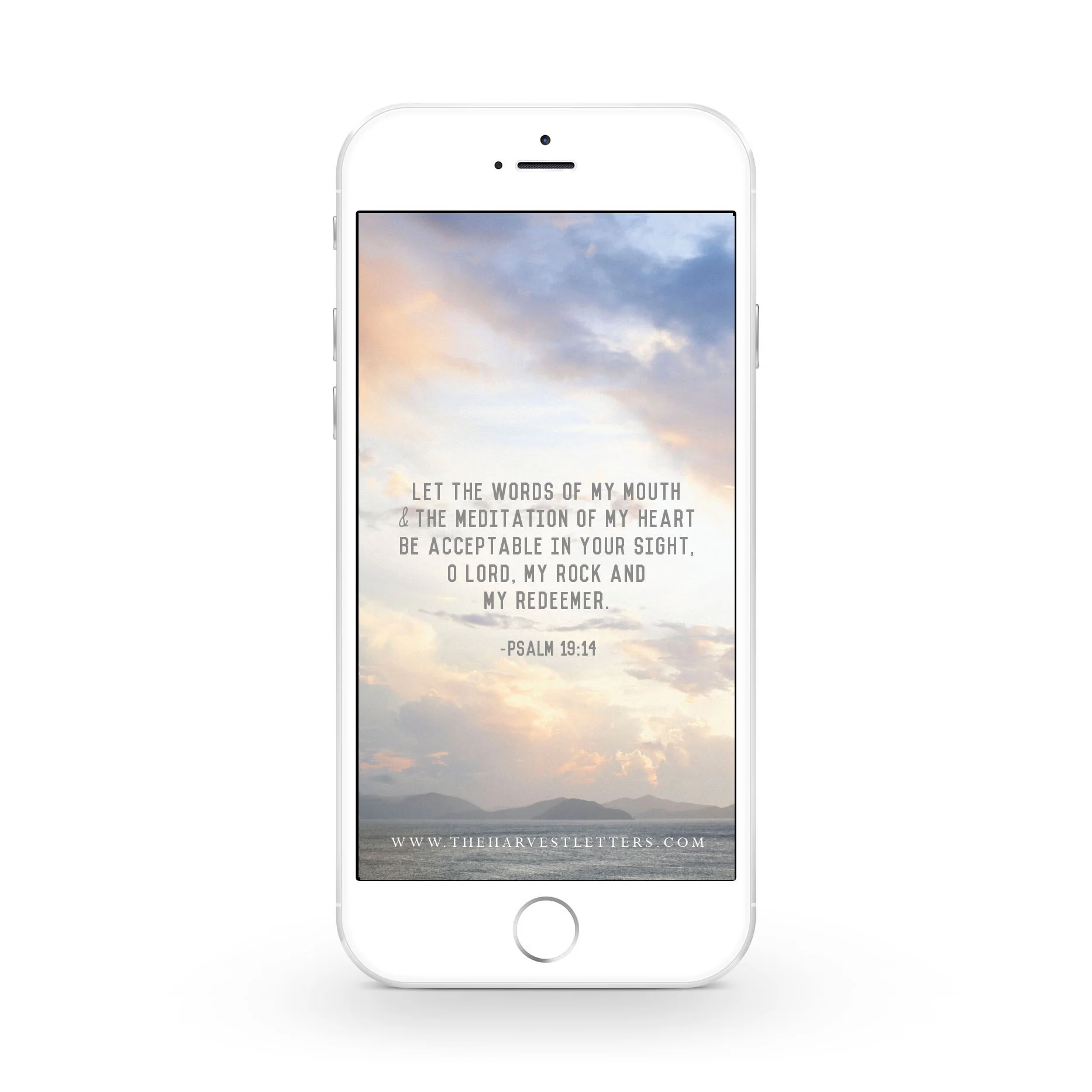 Psalm 19:14 Lock Screen