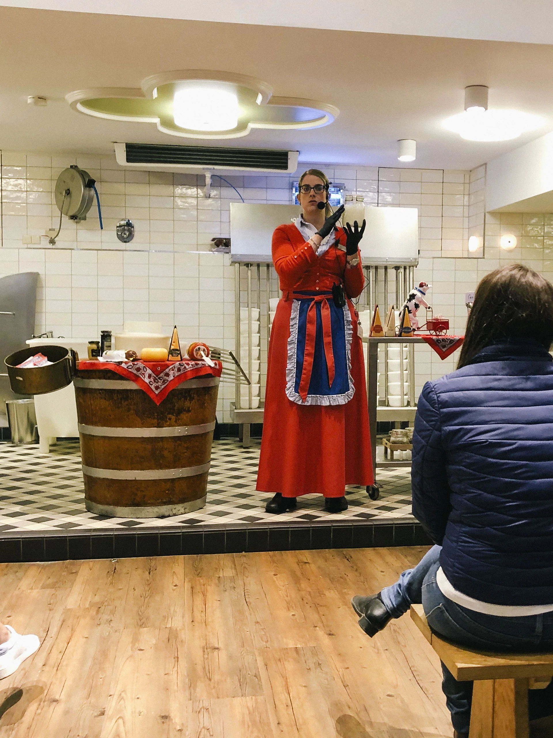 Dutch cheese making at Volendam