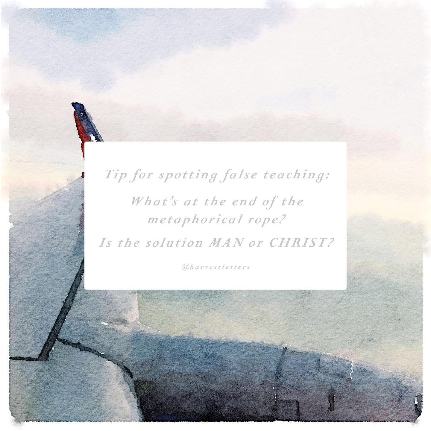 Also, the saying is true: we can spot the counterfeit by knowing the real thing. Praise the Lord for giving us His Word to guide us!