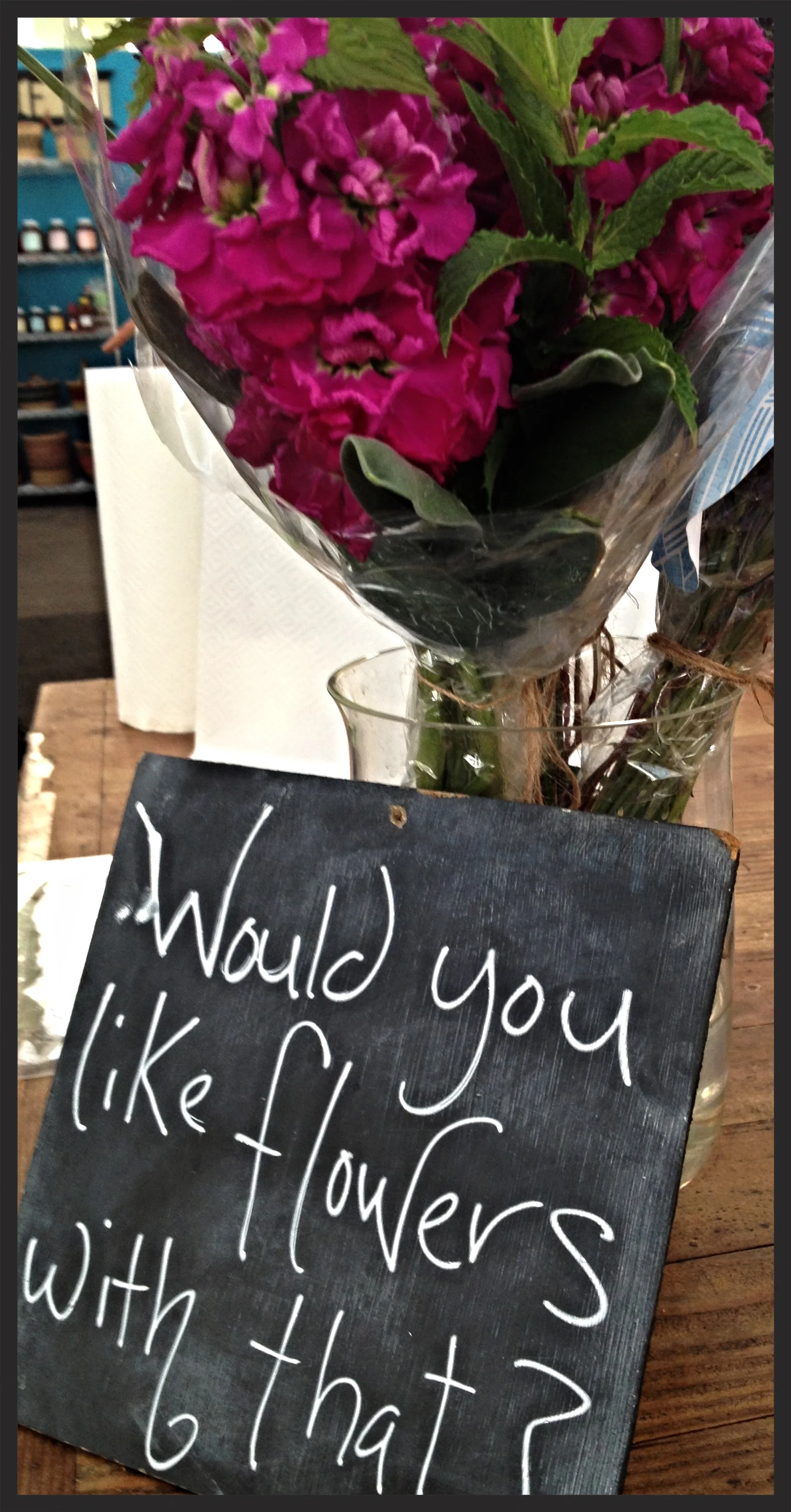 Who wouldn't want flowers? The best part of any work day at Prologue is connecting others with what or who they might be seeking. 