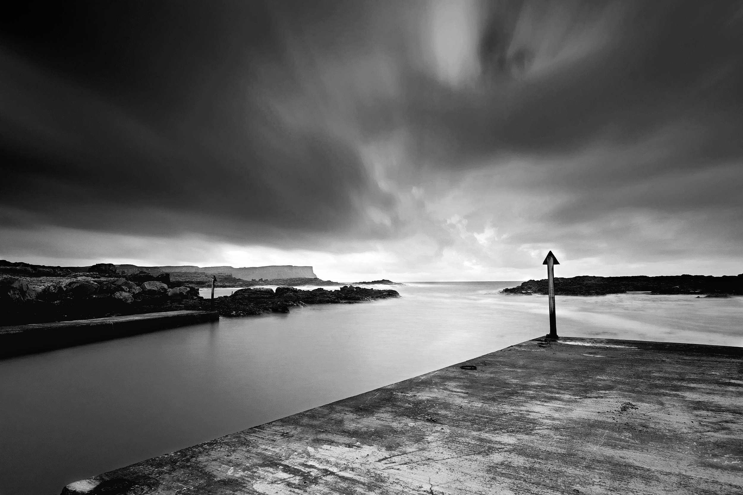 Dunseverick Harbour-B&W-Edit.jpg