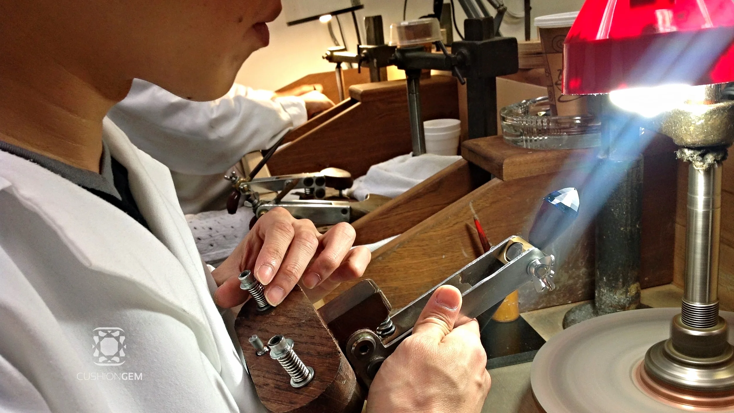 A 100+ carat super gem sapphire is born