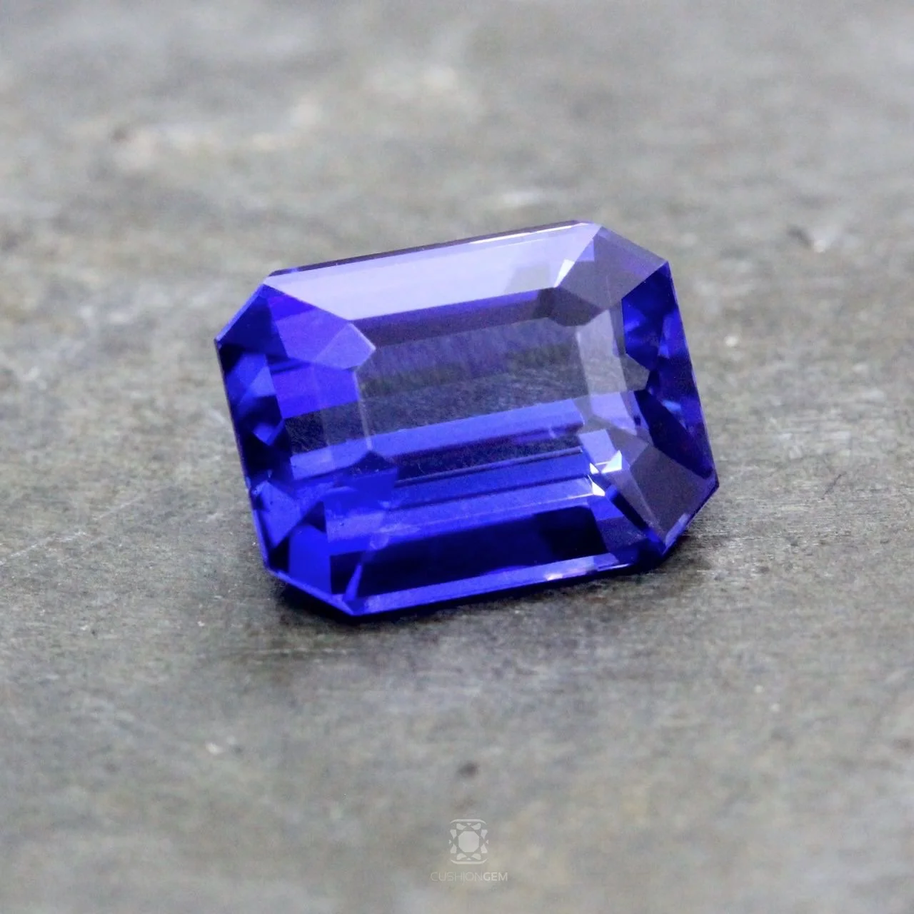 5.10 Emerald Cut Un-heated Sapphire