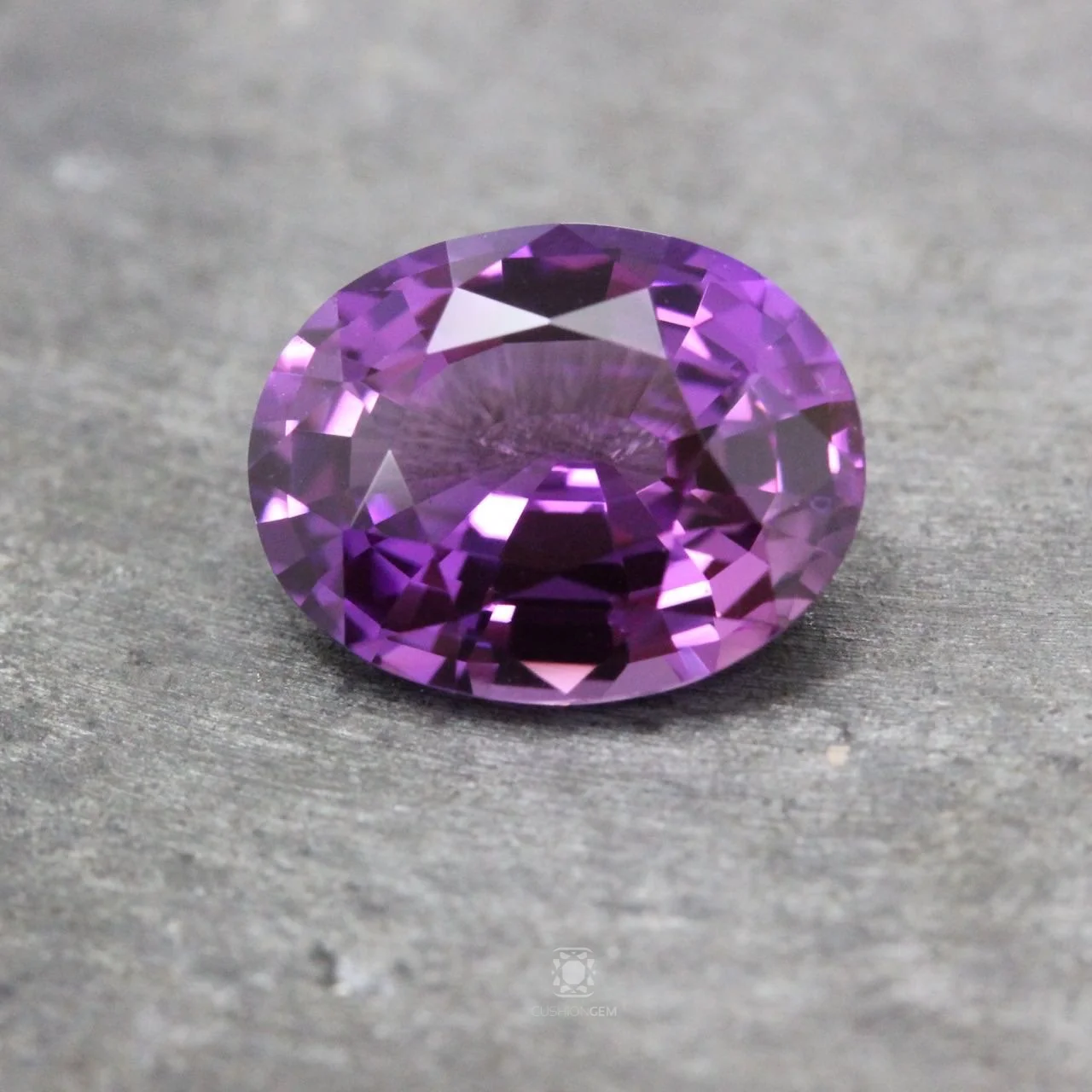 3.28 Oval Un-Heated Purple Sapphire