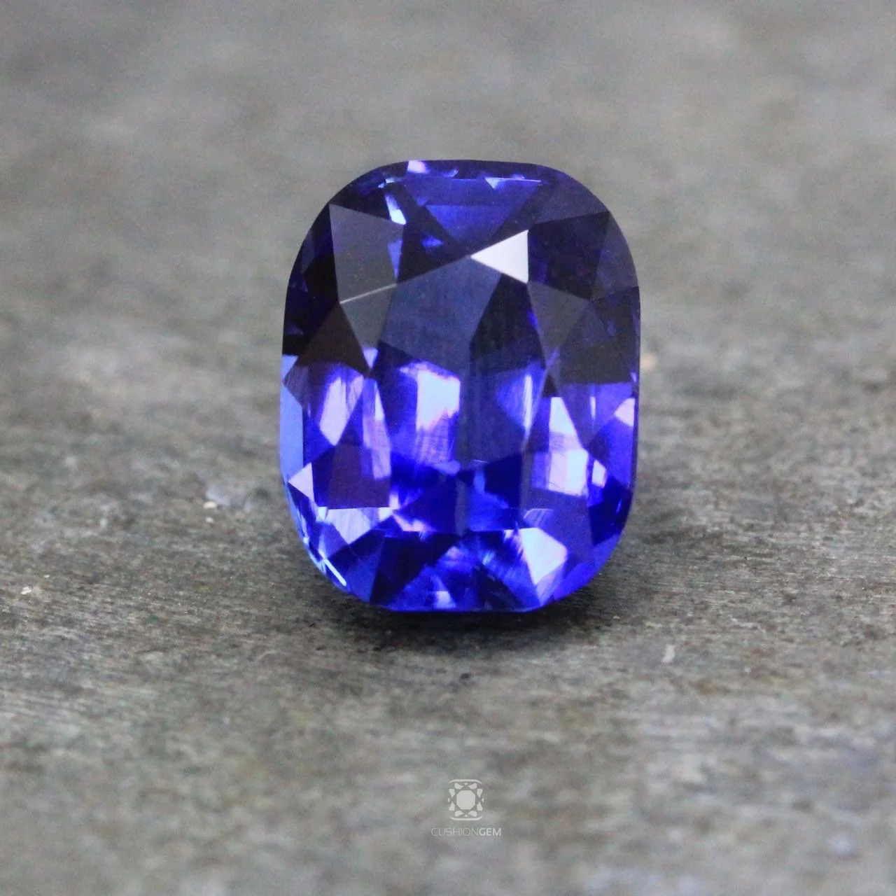 2.98 Cushion Un-heated Sapphire