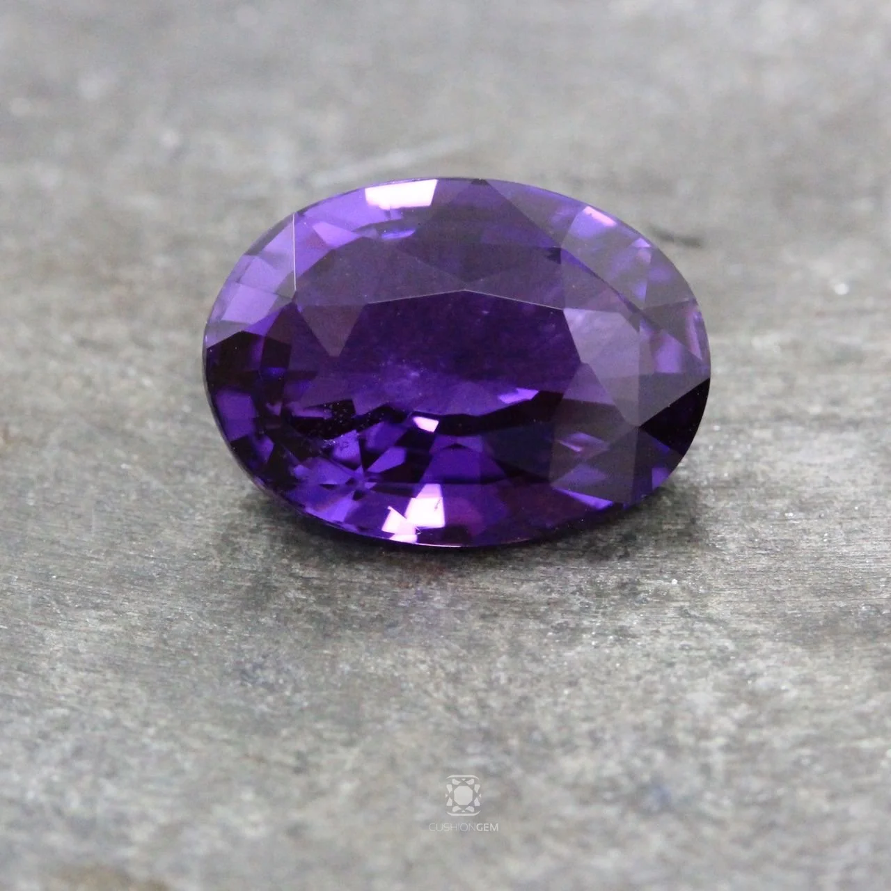 4.00 Oval Un-Heated Purple Sapphire