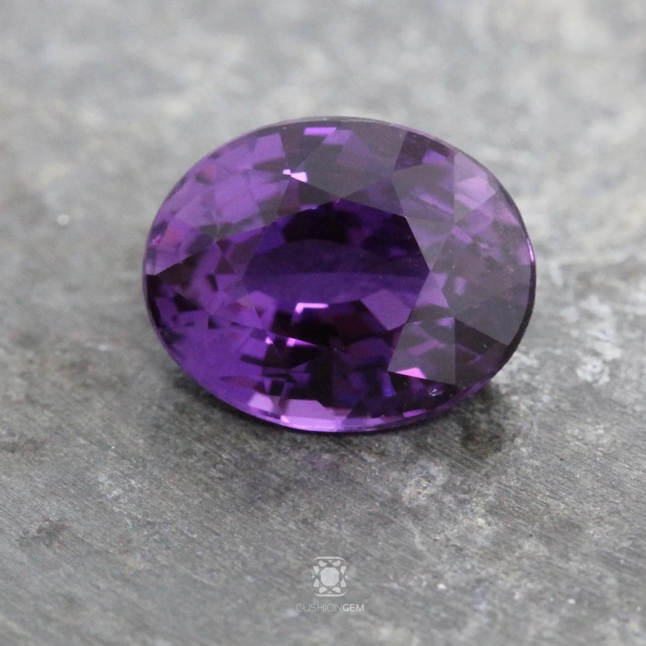4.53 Oval Un-heated Purple Sapphire