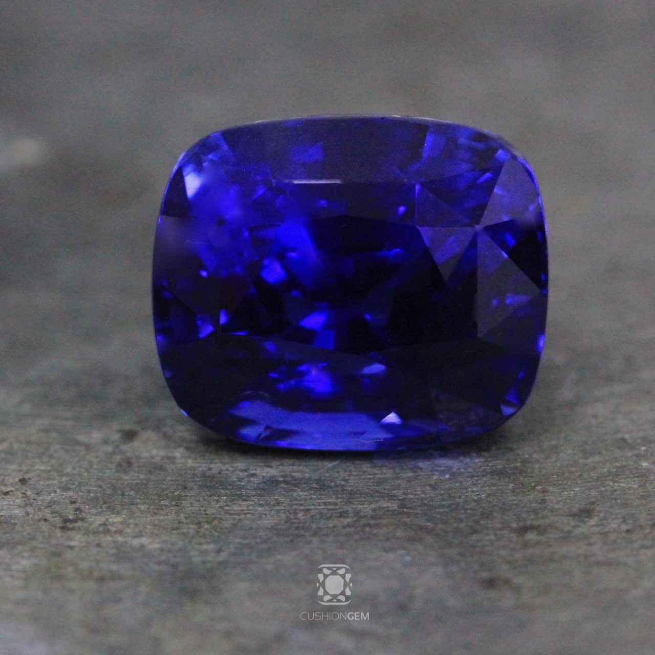 8.03 Cushion Un-heated Sapphire