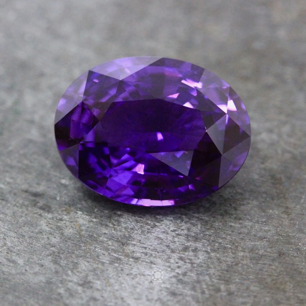5.03 Oval Un-heated Purple Sapphire
