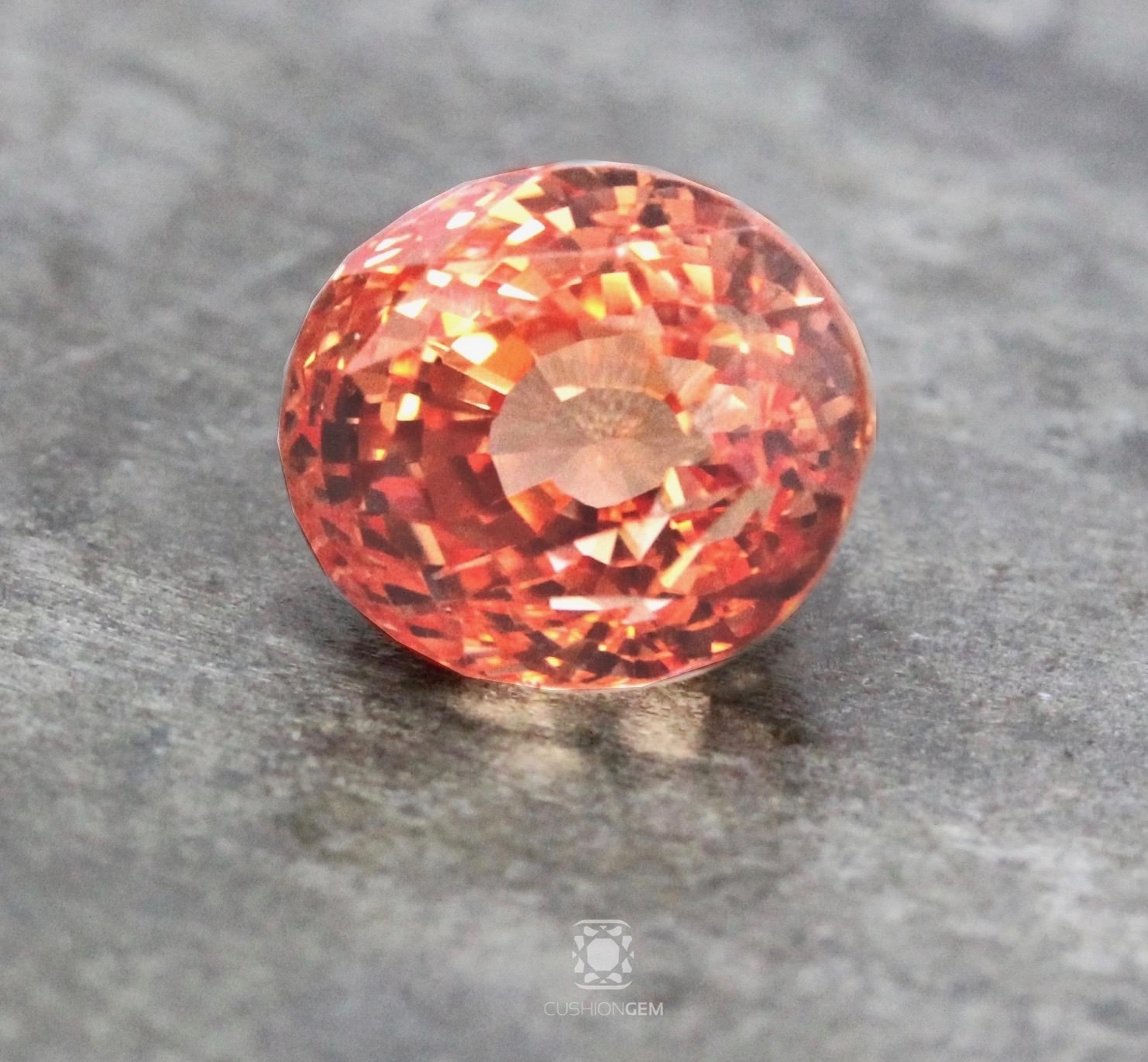 4.56 Oval Un-heated Ceylon Padparadscha Sapphire