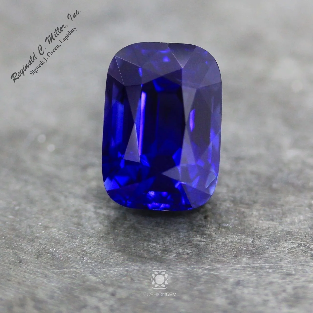 4.40 Cushion Un-heated Sapphire