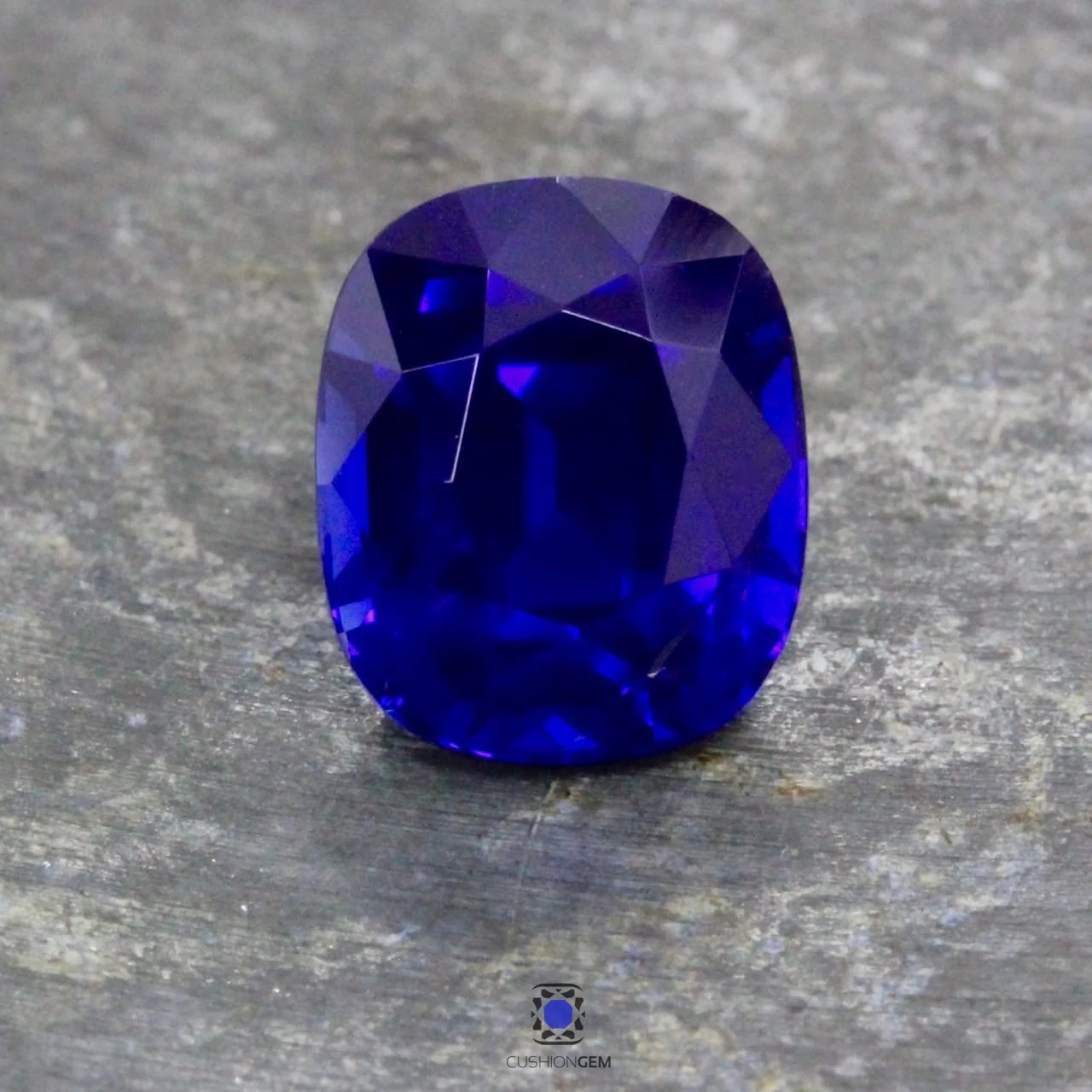 3.68 Cushion Un-heated Sapphire