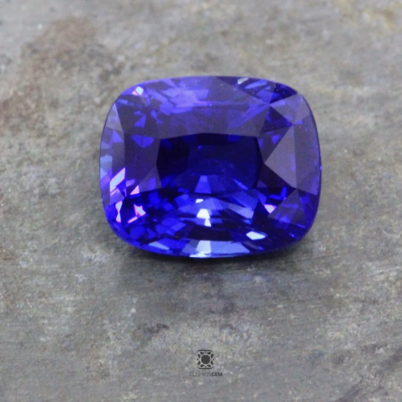 4.19 Cushion Un-heated Sapphire