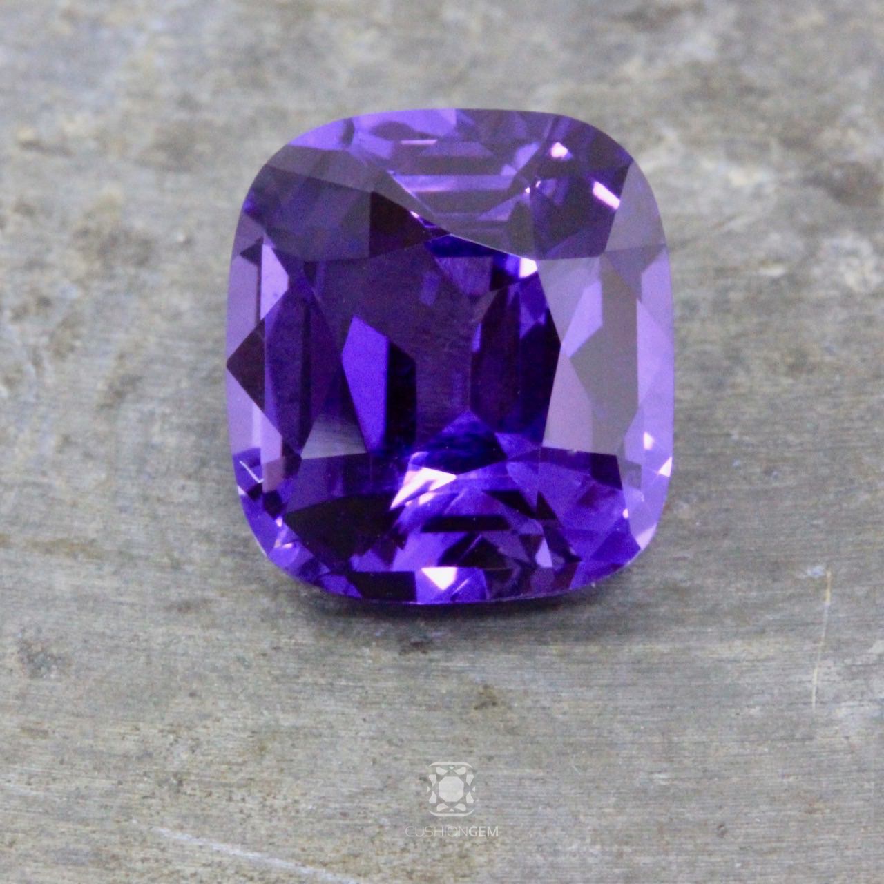 5.40 Cushion Un-heated Purple Sapphire
