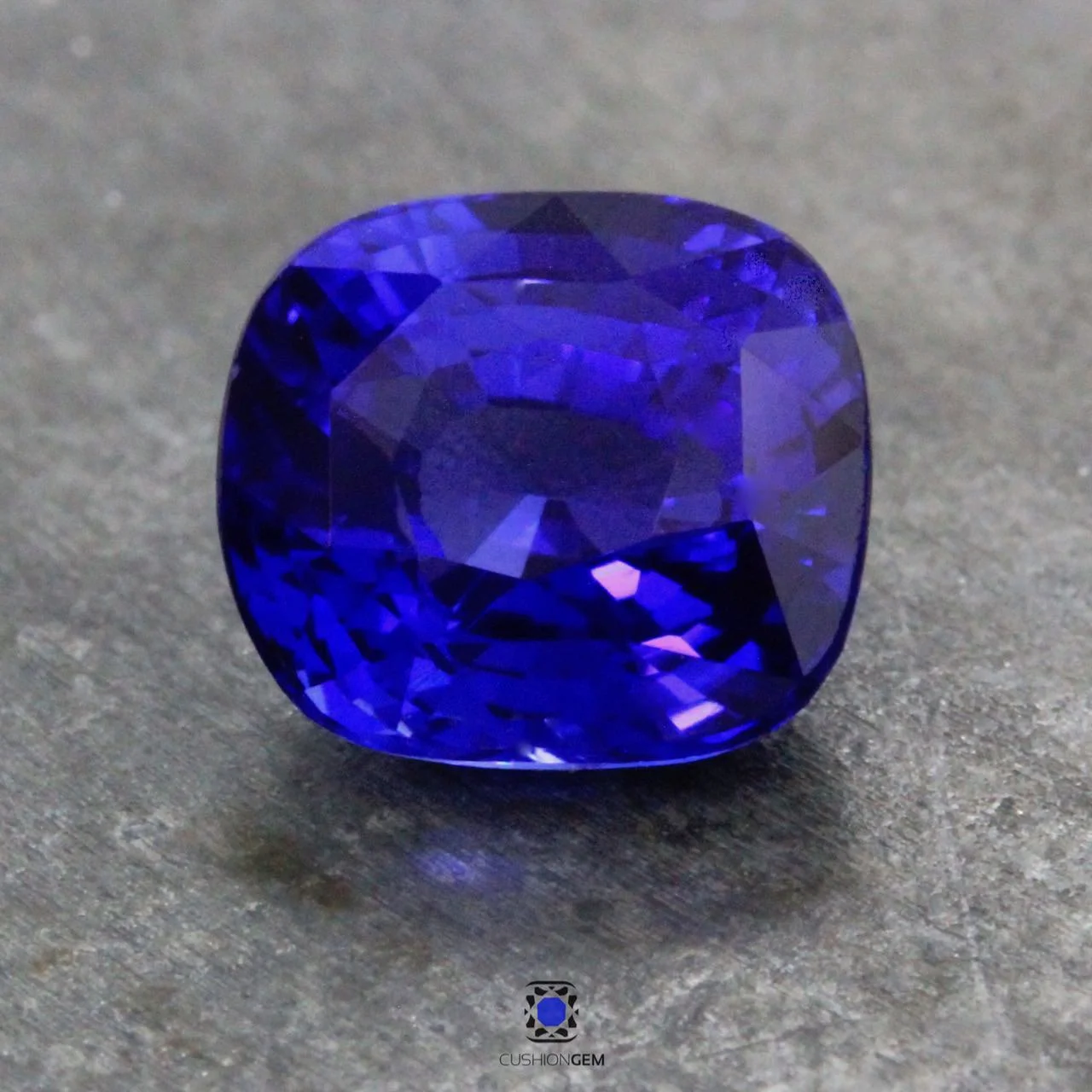 3.02 Cushion Un-heated Sapphire
