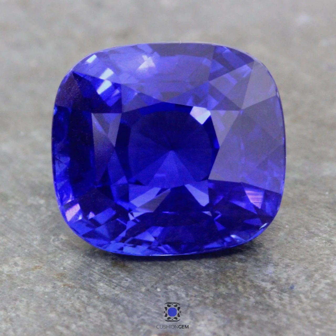 11.39 Cushion Un-heated Sapphire