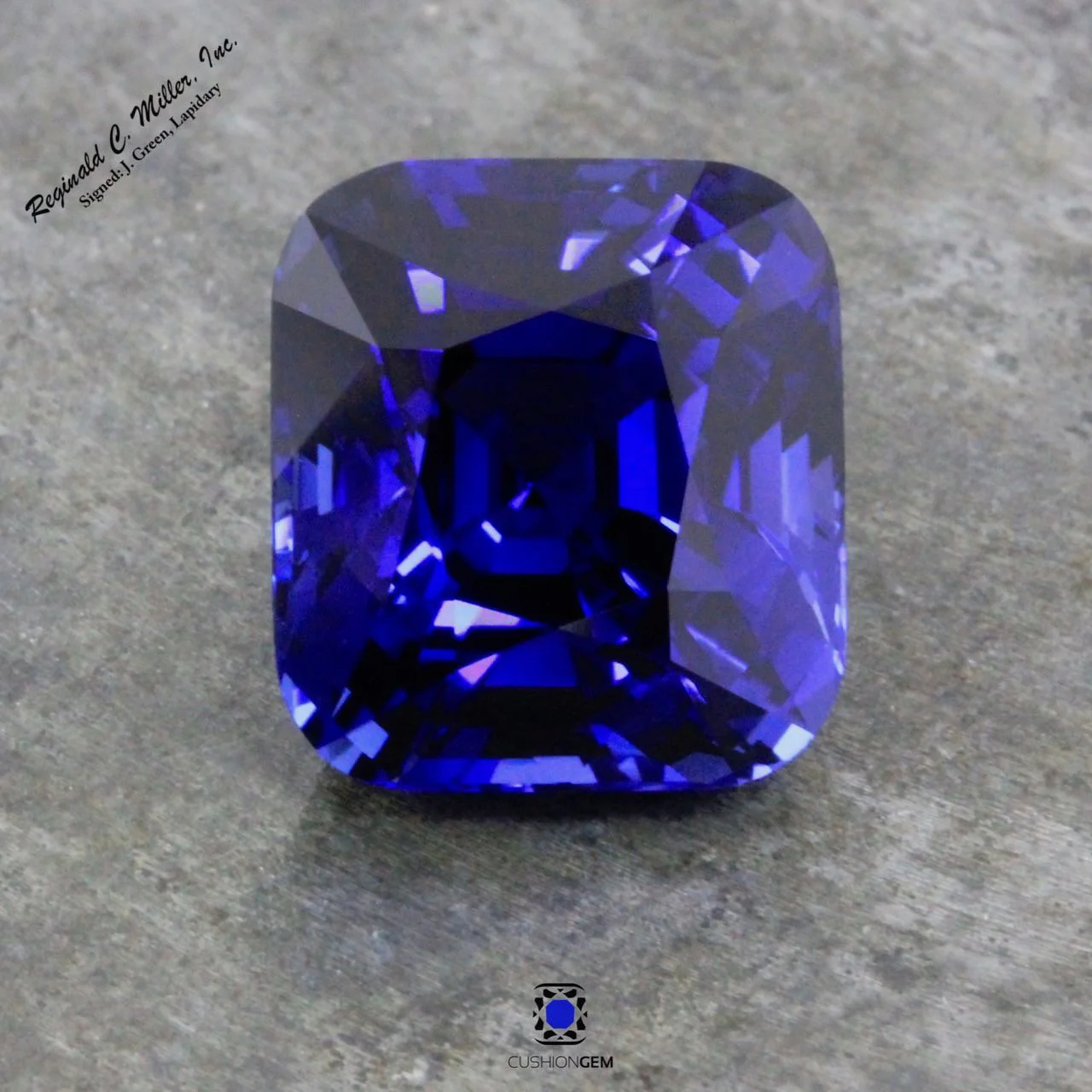 11.84 Cushion Un-heated Sapphire