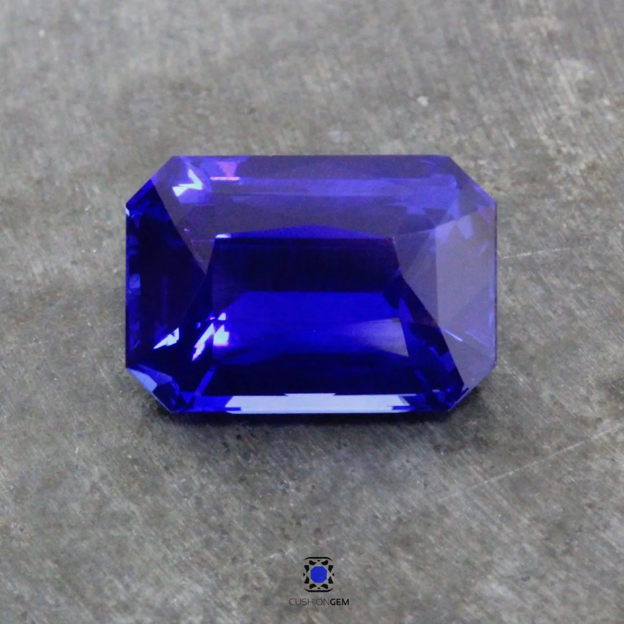 5.02 Emerald Cut Un-heated Madagascar Sapphire