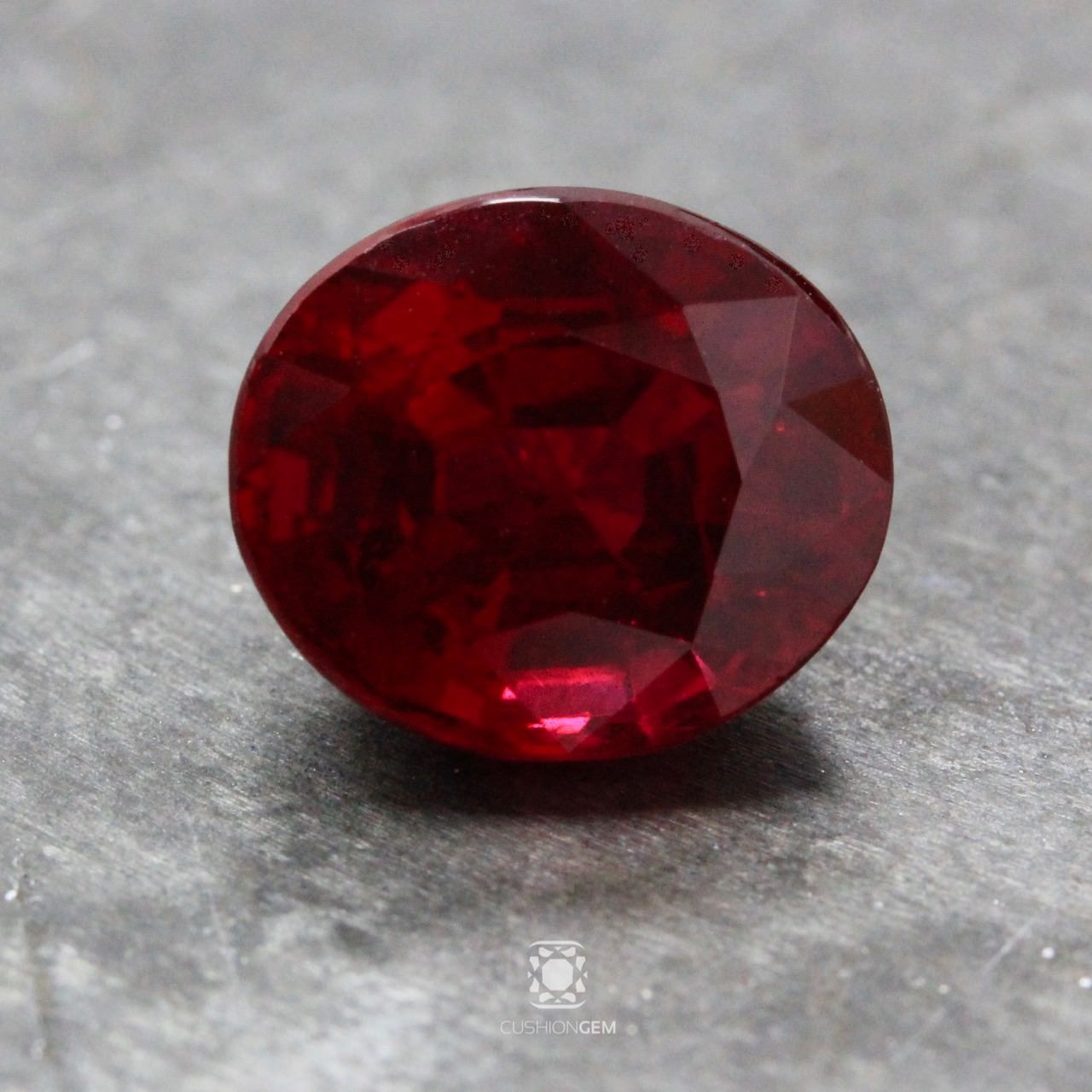 Untreated/Unheated Gem 40.65 Ct Certified Natural AAA Exclusive Rare Collection Pinkish Red Ruby Oval Shape Gemstone From Burma AD1523