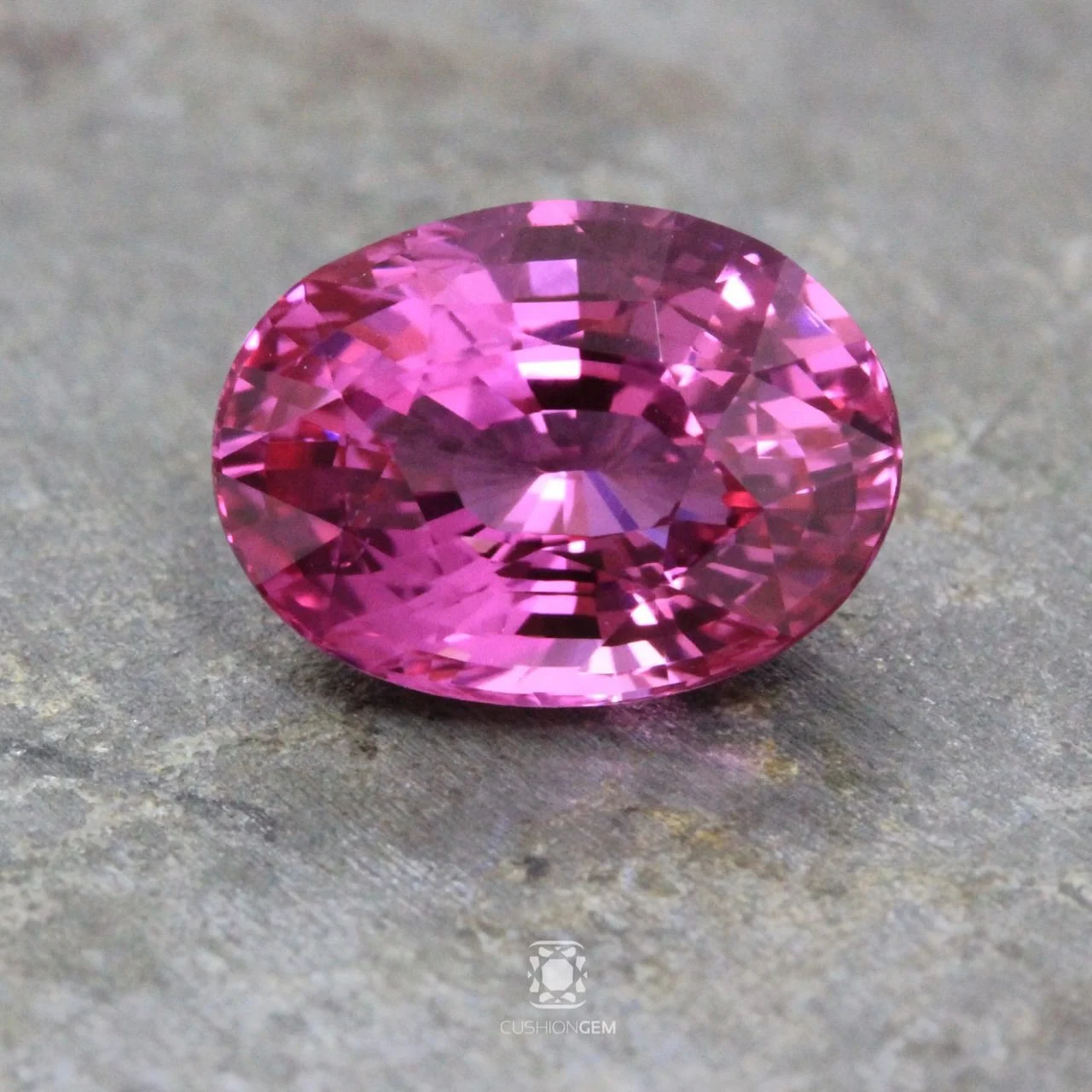 5.09 Oval Un-heated Pink Sapphire
