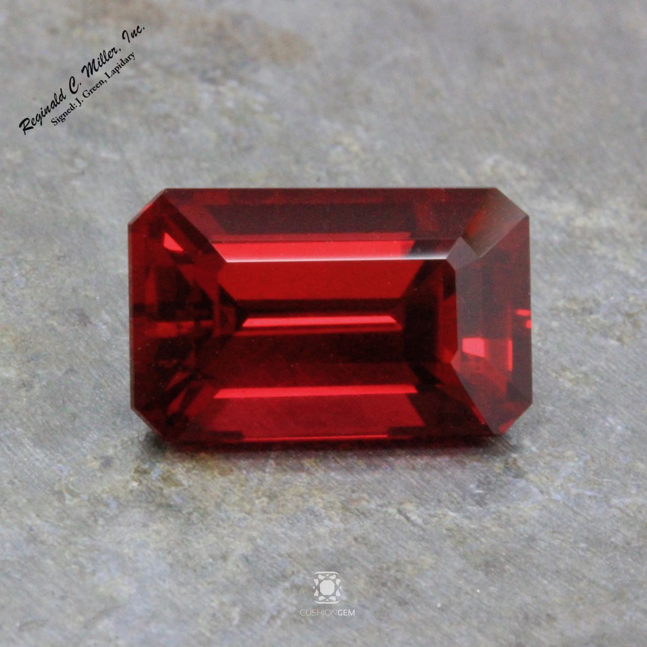 5.56 Emerald Cut Mozambique Ruby