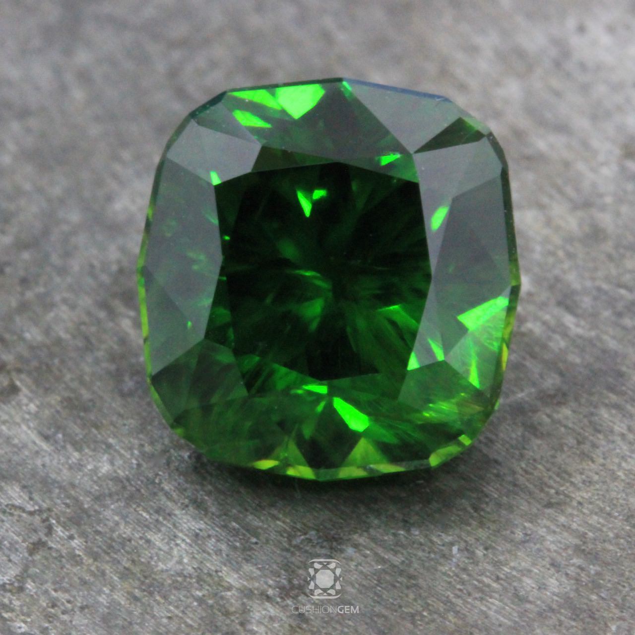 a 6 carat Russian Demantoid