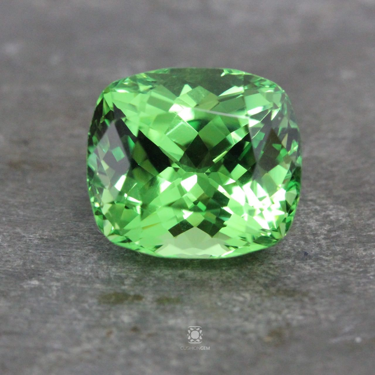 An 11 carat mint green Tsavorite