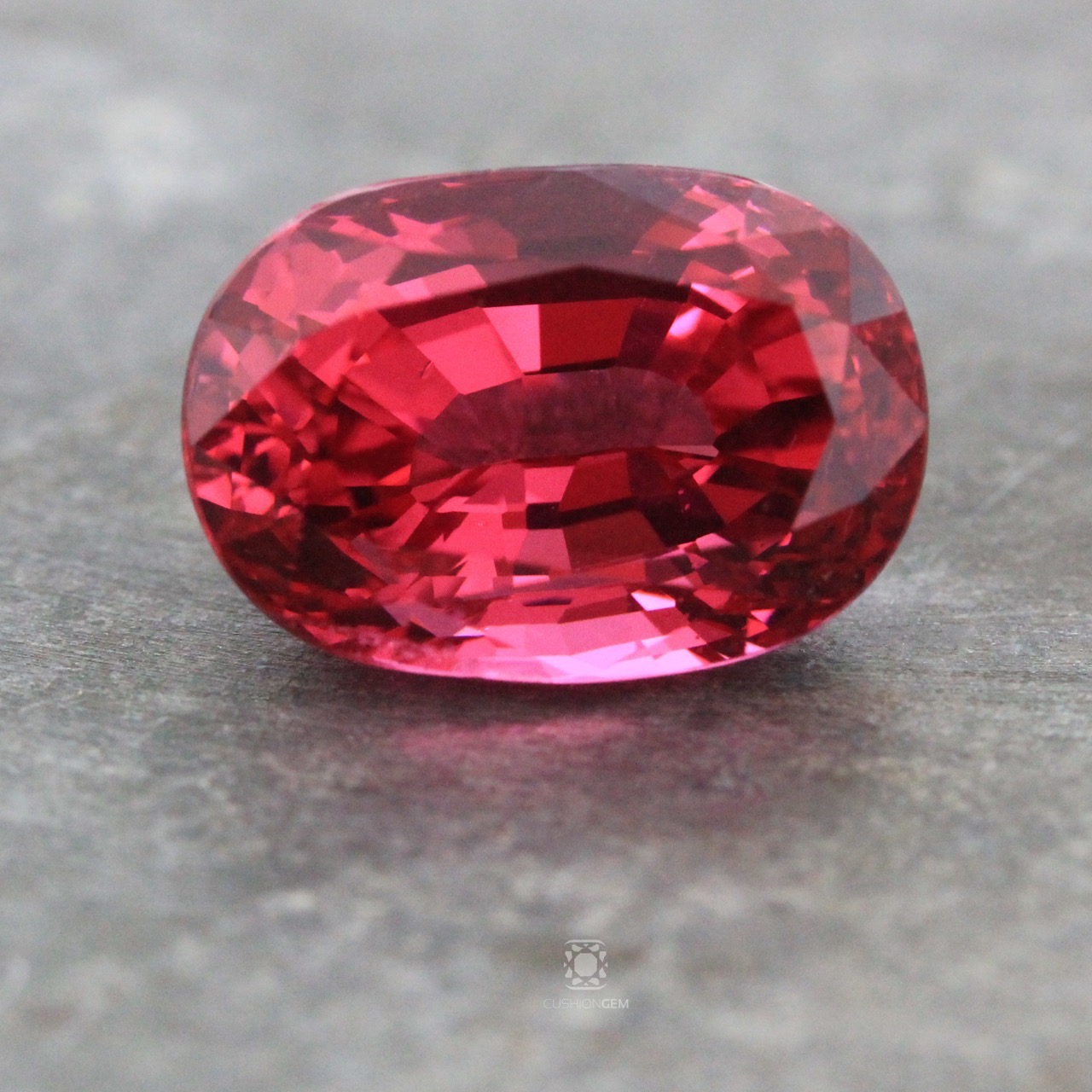 an 11 carat red spinel