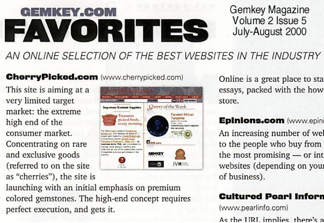 Gemkey Magazine: “…requires perfect execution, and gets it.”