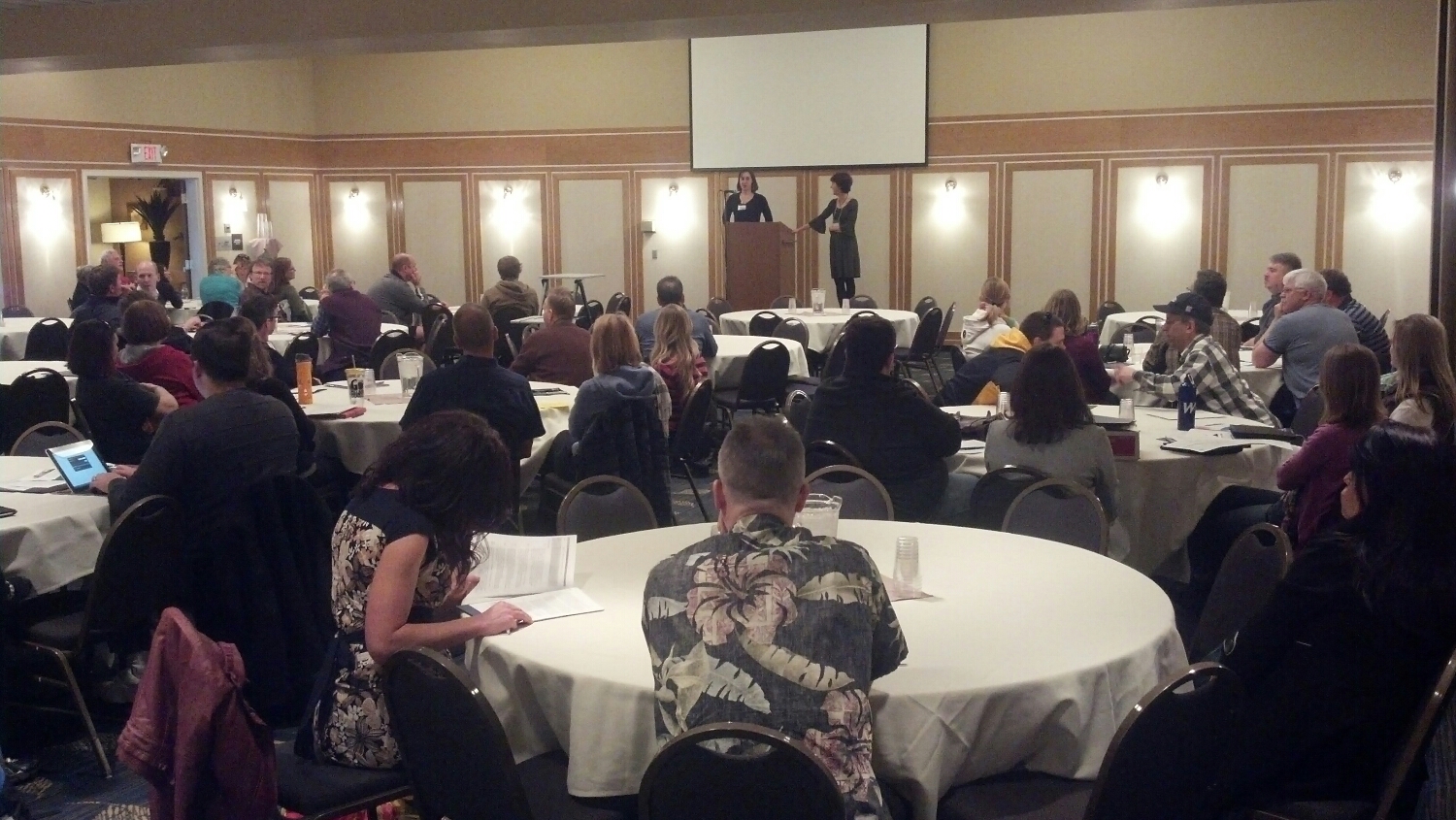 The WSCSS community together in Chelan
