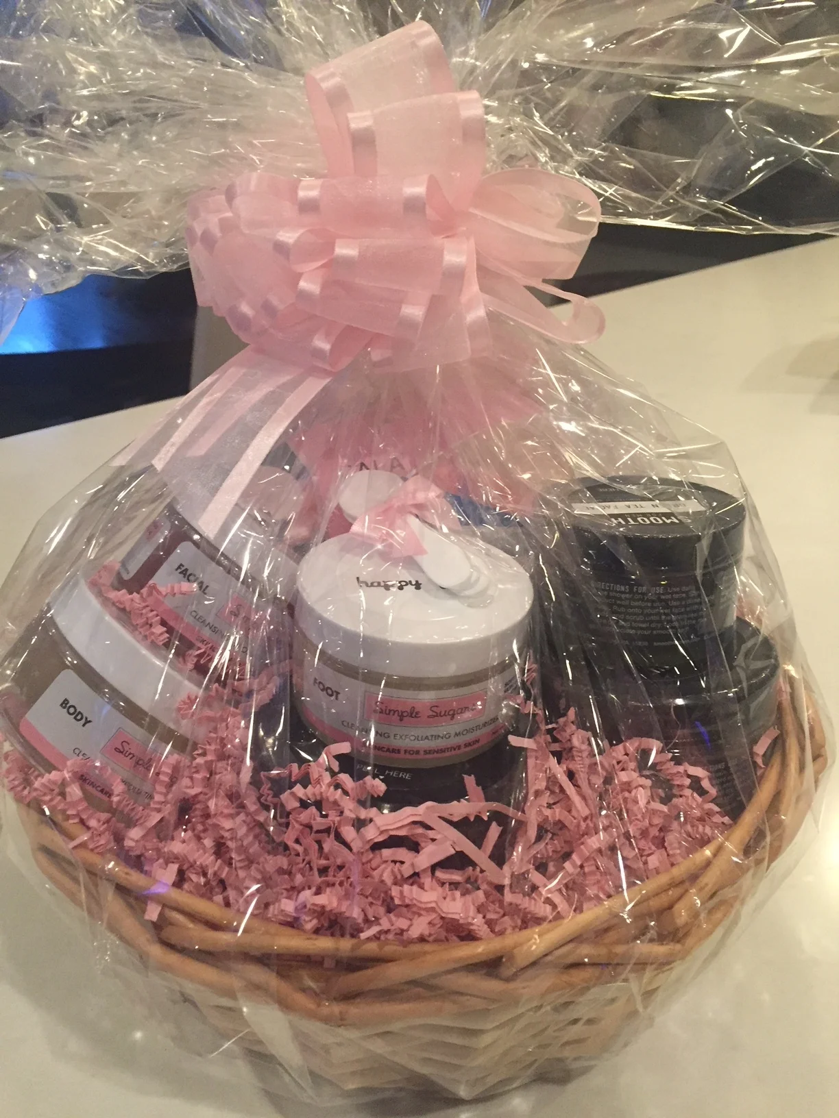 Sugar Scrub Spa Basket