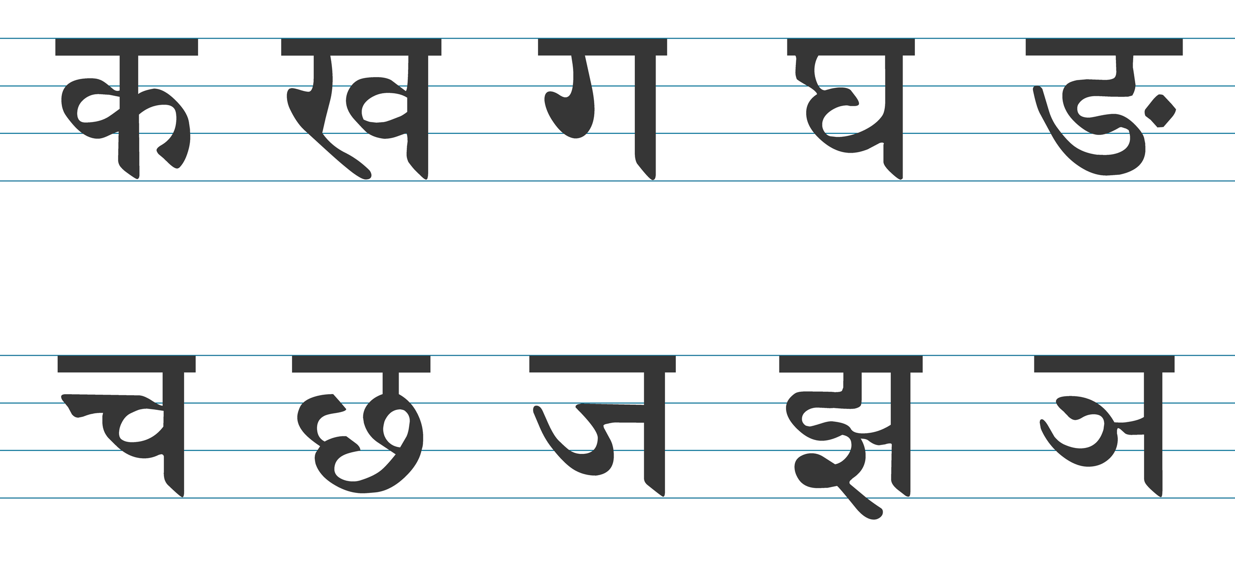 sanskrit consonants