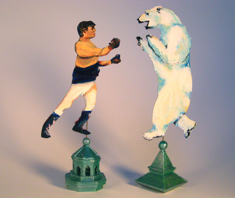 Bear Wrestling, Weathervanes