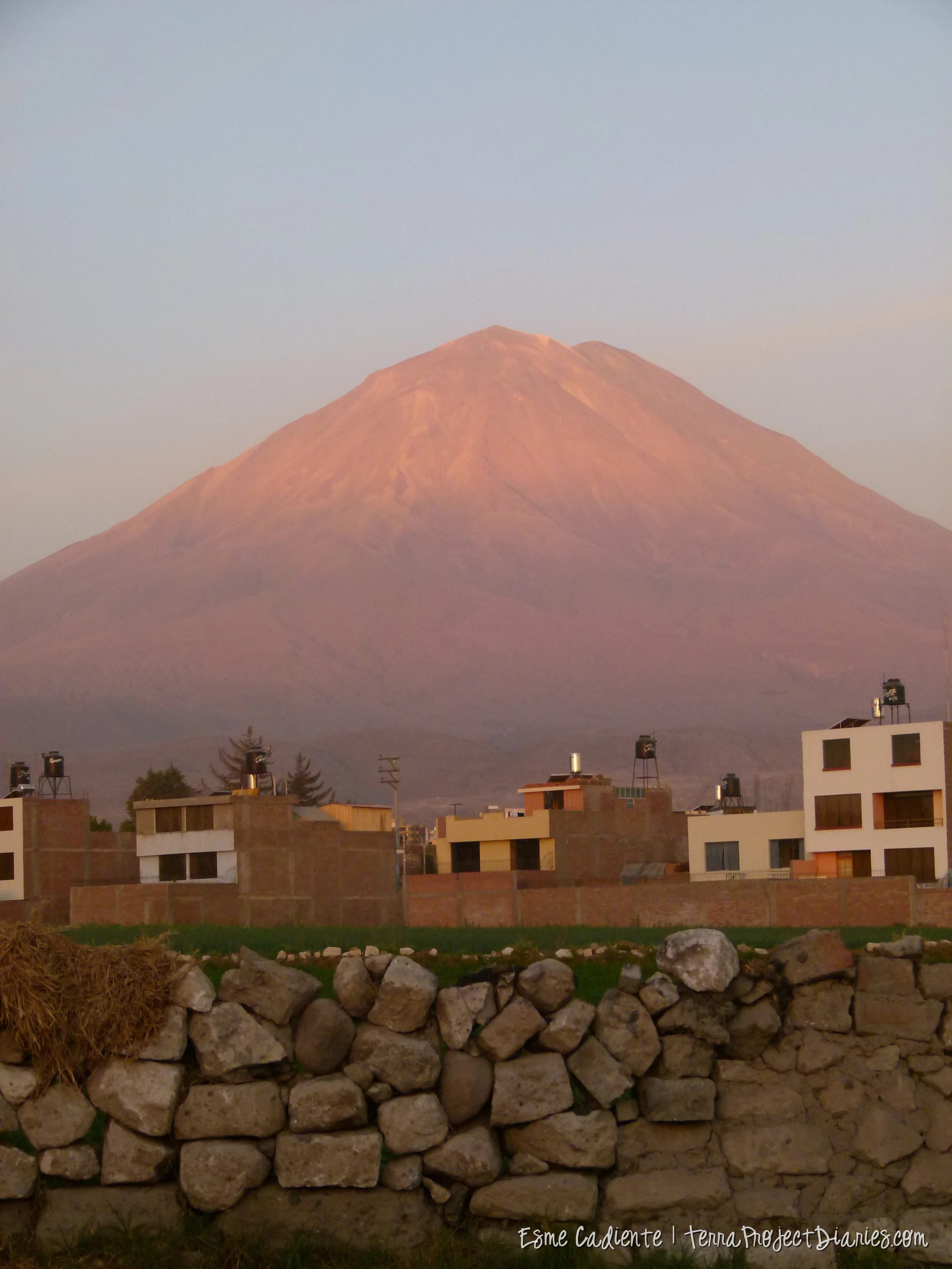 Vólcan Mistí seen from Arequipa.