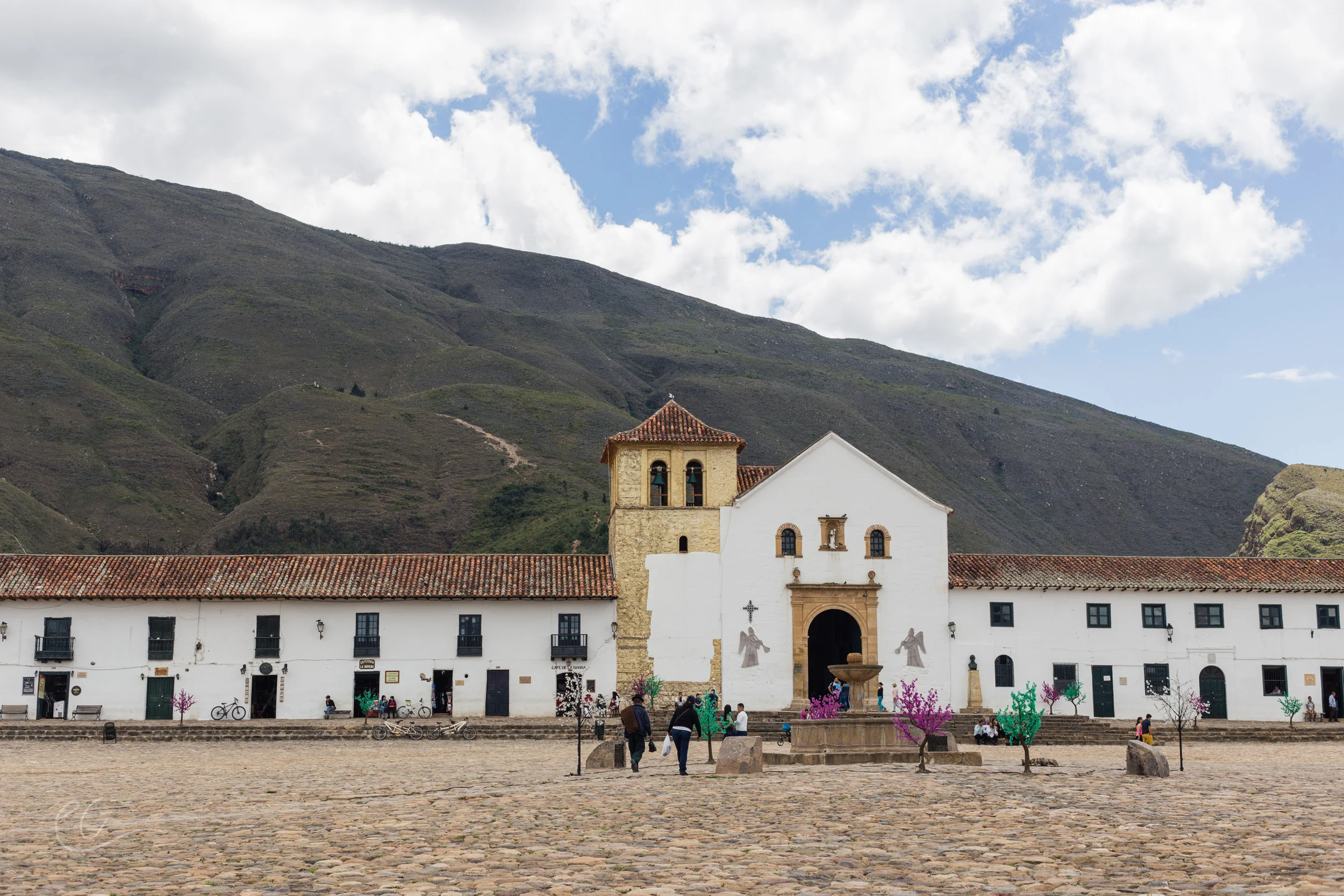 The largest plaza in South America, Villa De Leyva, Colombia