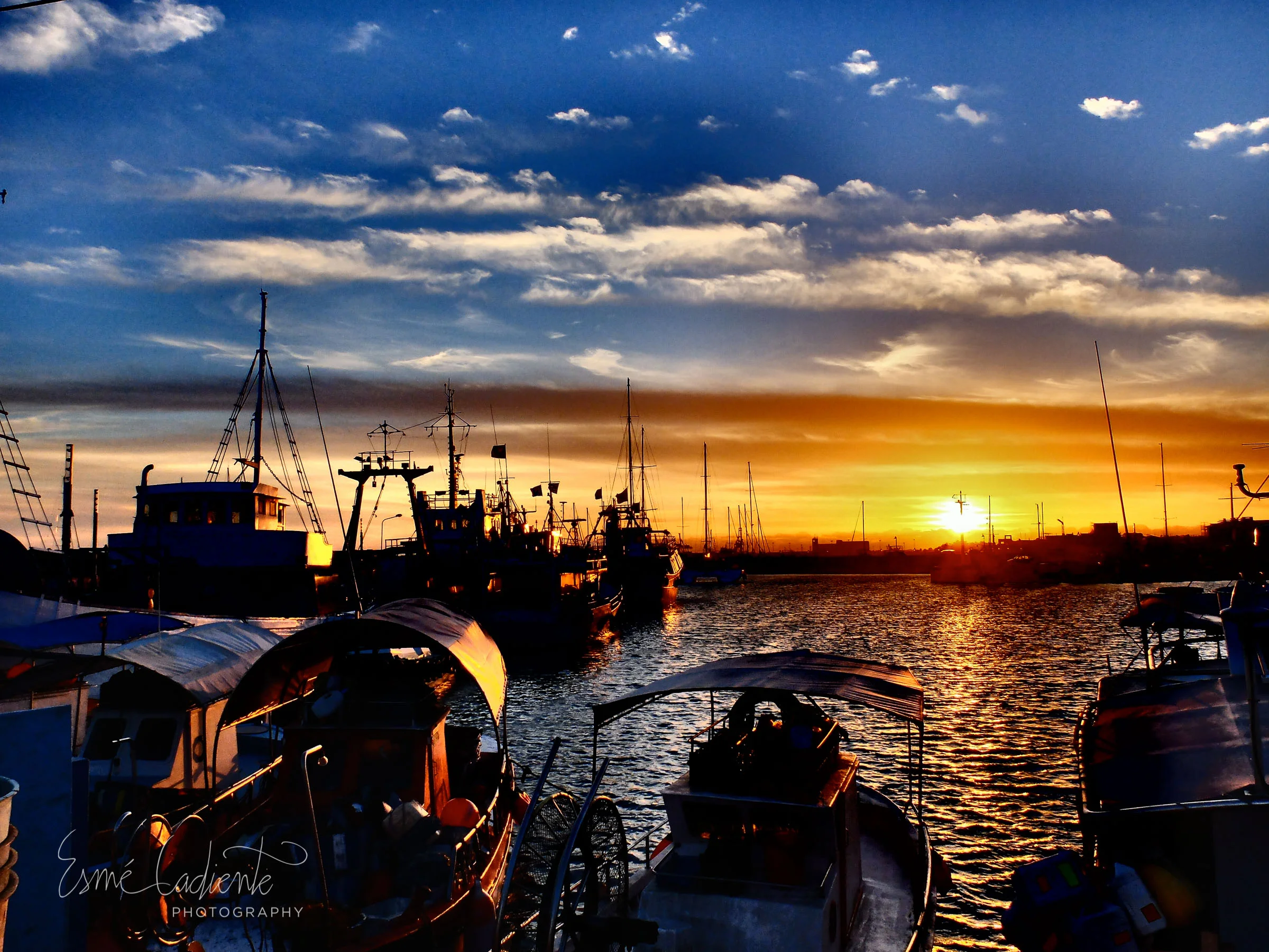 Larnaca Harbor.