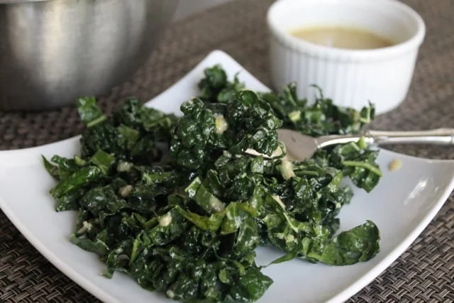 Lemony Kale Caesar Salad