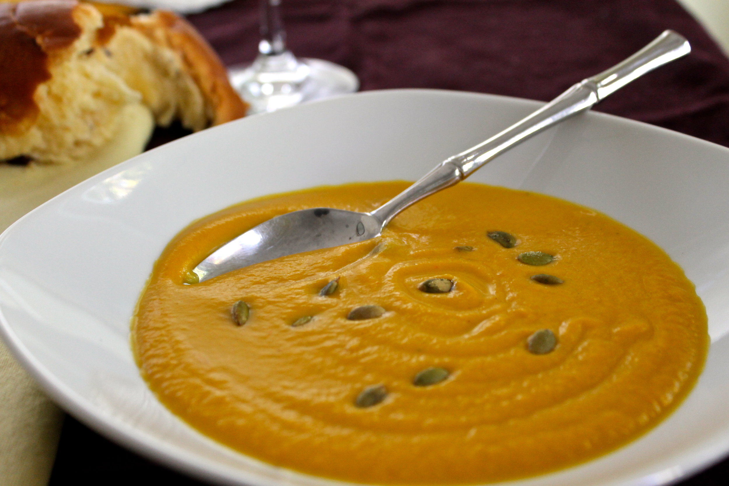 Spiced Butternut Squash Soup