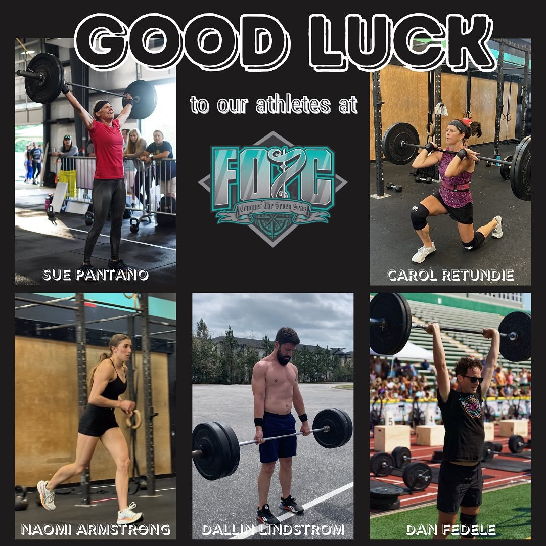 Good luck to our athletes competing at Fittest of the Coast this weekend 💪🏽🔥