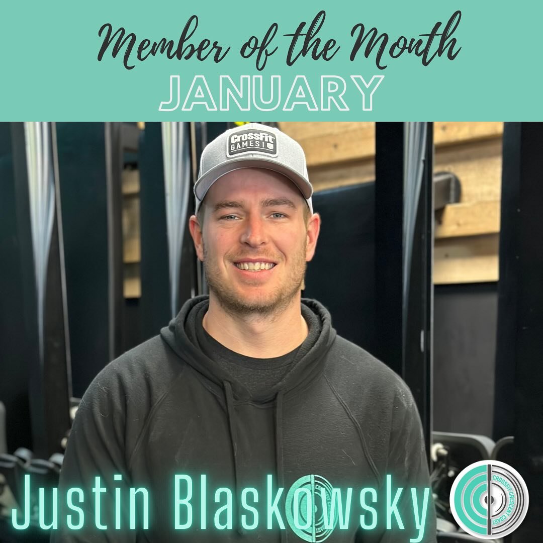 JANUARY MEMBER OF THE MONTH
CONGRATULATIONS JUSTIN! @jrkowsky 

&ldquo;CrossFit keeps my mind straight and is the most powerful stress reliever I have ever found! Can&rsquo;t live without it anymore!&ldquo;
.
.
#memberofthemonth #crossfit #crossfitcr