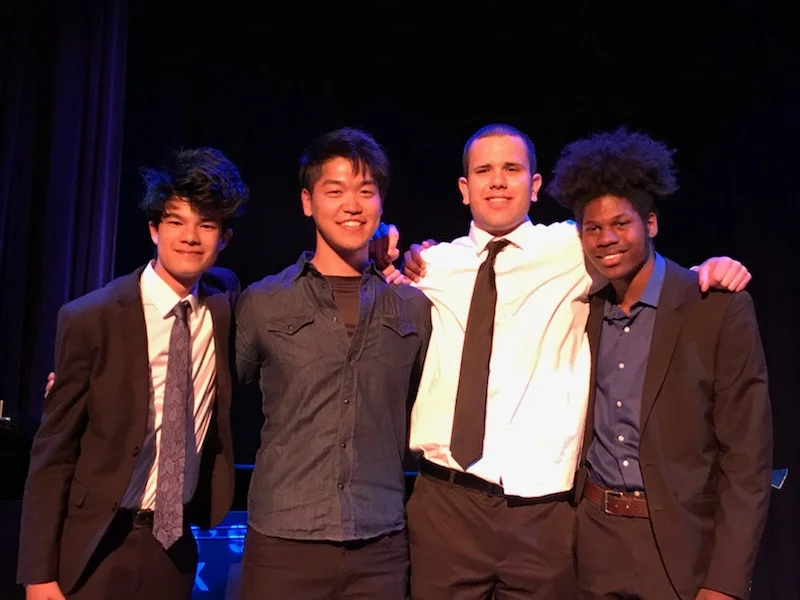 (from left to right) Max Nierlich, Shimpei Ogawa, Michael Echaniz & Genius Wesley