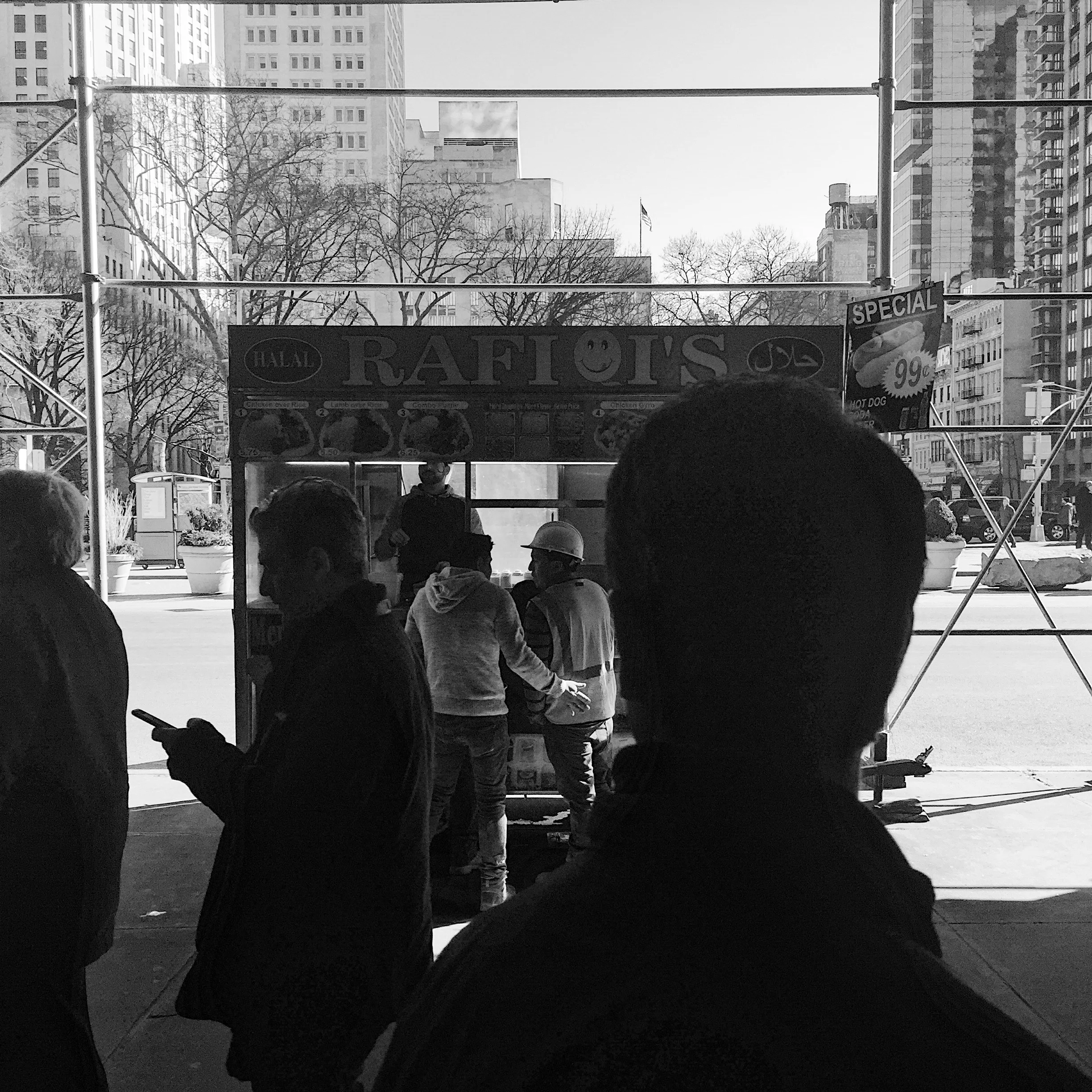 Lunch Break. Fifth Avenue. New York, New York.