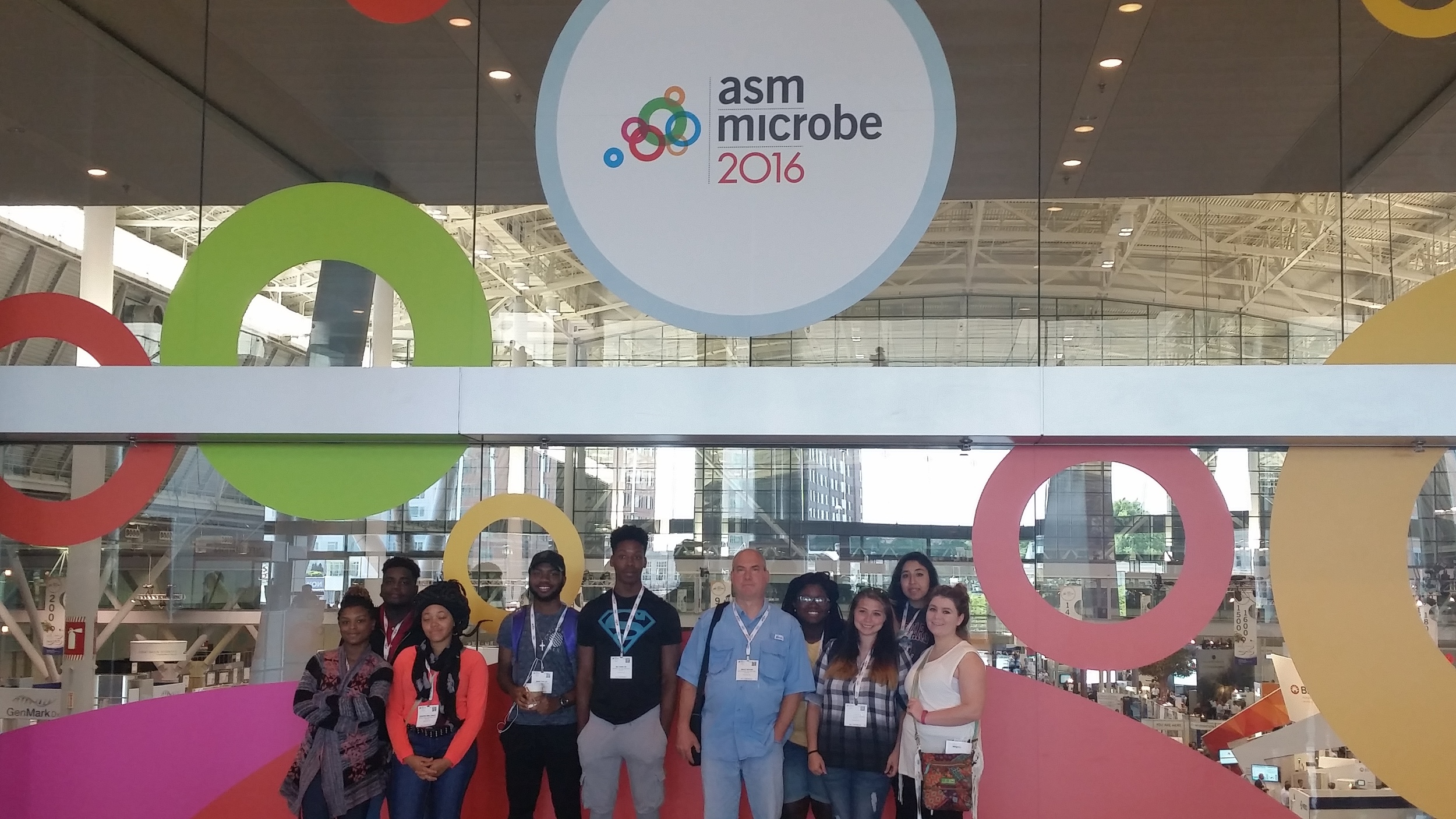 Falcon Biomanufacturing Students in the BCEC Main Hall