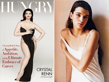 Crystal Renn tells her story of transition from the world of straight-size modeling which brought her near death and who has since embraced her body's natural shape and reemerged as one of the most successful models in the industry today. Her new book, "Hungry" gives an account of her struggles and her triumph on her inspiring journey as a woman and a model . 