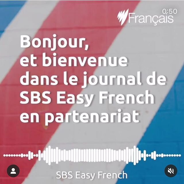 Our friends over at @sbsfrench have produced an easy-listening series for French learners to brush up on their French while in isolation - and who wouldn&rsquo;t want to listen to the dulcet tones of @Christophemallet, quelle bonne id&eacute;e!